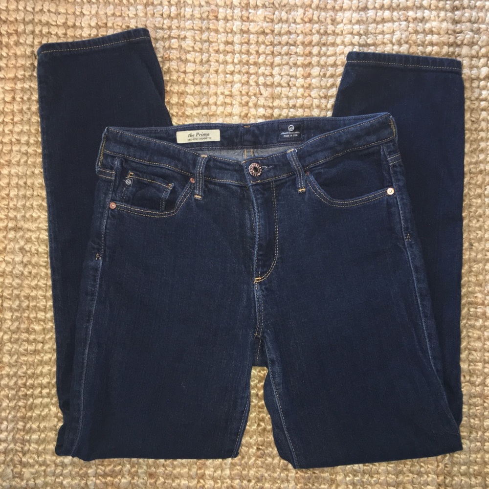 Adriano Goldschmied Prima Mid Rise Cigarette 27R